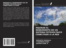 Bookcover of MEJORAR EL RENDIMIENTO DE UN SISTEMA FOTOVOLTAICO CONECTADO A LA RED