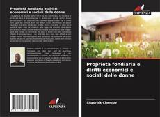 Capa do livro de Proprietà fondiaria e diritti economici e sociali delle donne 