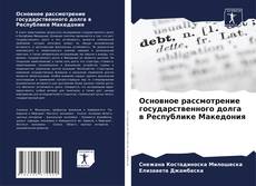 Capa do livro de Основное рассмотрение государственного долга в Республике Македония 