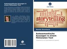 Couverture de Autosemantische Aussagen in einem fiktionalen Text