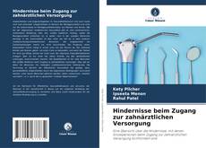 Bookcover of Hindernisse beim Zugang zur zahnärztlichen Versorgung