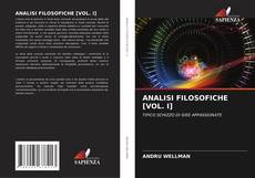 Buchcover von ANALISI FILOSOFICHE [VOL. I]
