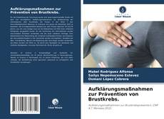 Buchcover von Aufklärungsmaßnahmen zur Prävention von Brustkrebs.