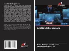 Capa do livro de Analisi delle persone 