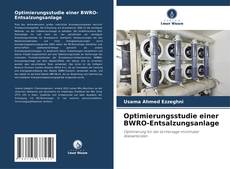 Bookcover of Optimierungsstudie einer BWRO-Entsalzungsanlage