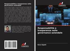 Capa do livro de Responsabilità e trasparenza nella governance aziendale 