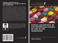 Bookcover of Síntesis solvotérmica de Li4C10H2O8 para ánodos de LIBs de alto rendimiento