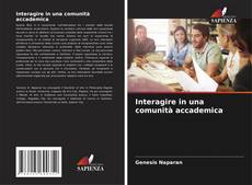 Buchcover von Interagire in una comunità accademica