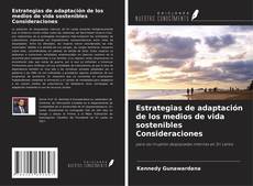 Buchcover von Estrategias de adaptación de los medios de vida sostenibles Consideraciones