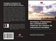 Bookcover of Stratégies d'adaptation des considérations relatives aux moyens de subsistance durables