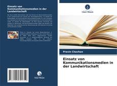 Bookcover of Einsatz von Kommunikationsmedien in der Landwirtschaft