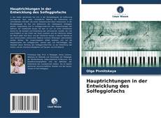 Capa do livro de Hauptrichtungen in der Entwicklung des Solfeggiofachs 