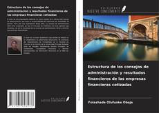 Buchcover von Estructura de los consejos de administración y resultados financieros de las empresas financieras cotizadas