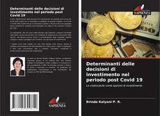 Capa do livro de Determinanti delle decisioni di investimento nel periodo post Covid 19 