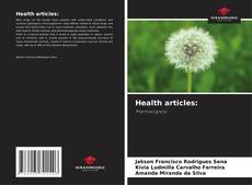 Health articles: kitap kapağı