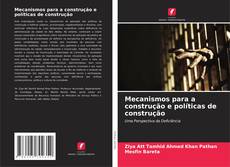 Capa do livro de Mecanismos para a construção e políticas de construção 