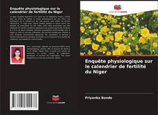 Capa do livro de Enquête physiologique sur le calendrier de fertilité du Niger 