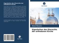 Capa do livro de Eigenheiten des Eherechts der orthodoxen Kirche 