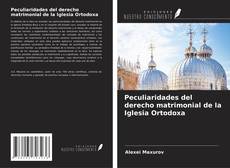 Buchcover von Peculiaridades del derecho matrimonial de la Iglesia Ortodoxa