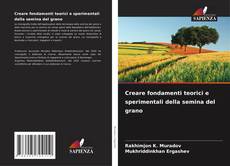 Capa do livro de Creare fondamenti teorici e sperimentali della semina del grano 