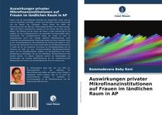Bookcover of Auswirkungen privater Mikrofinanzinstitutionen auf Frauen im ländlichen Raum in AP