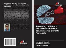 Capa do livro de Screening dell'HIV su cadaveri dichiarati e non dichiarati durante l'autopsia 
