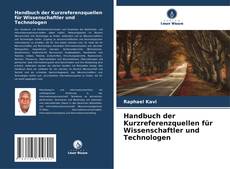 Обложка Handbuch der Kurzreferenzquellen für Wissenschaftler und Technologen