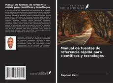 Manual de fuentes de referencia rápida para científicos y tecnólogos kitap kapağı