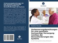 Bookcover of Verbesserungsbemühungen für eine qualitativ hochwertige Versorgung inmitten der Herausforderungen des Systems