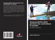 Capa do livro de Responsabilità delle persone che controllano le società 