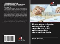 Finanza centralizzata: composizione dei sottosistemi e dei collegamenti nel sistema finanziario kitap kapağı