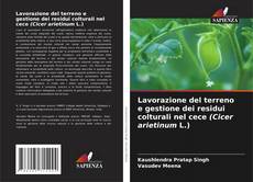 Bookcover of Lavorazione del terreno e gestione dei residui colturali nel cece (Cicer arietinum L.)