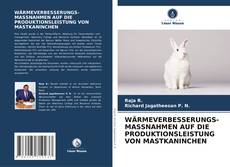 Copertina di WÄRMEVERBESSERUNGS-MASSNAHMEN AUF DIE PRODUKTIONSLEISTUNG VON MASTKANINCHEN