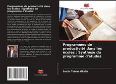 Programmes de productivité dans les écoles : Synthèse du programme d'études kitap kapağı