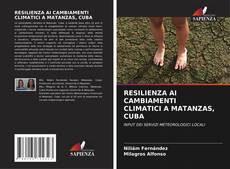 Capa do livro de RESILIENZA AI CAMBIAMENTI CLIMATICI A MATANZAS, CUBA 