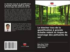 Buchcover von Le biochar issu de la gazéification à grande échelle réduit le risque de lessivage des polluants du sol