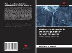 Copertina di Methods and results in the management of natural resources