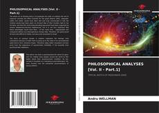 PHILOSOPHICAL ANALYSES [Vol. II - Part.1] kitap kapağı