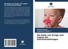 Buchcover von Die Rolle von Zunge und Lippen bei Zahnfehlstellungen