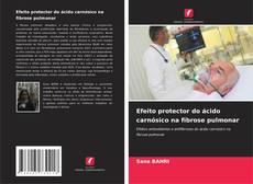 Buchcover von Efeito protector do ácido carnósico na fibrose pulmonar