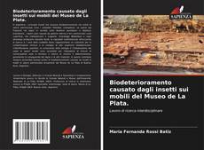 Portada del libro de Biodeterioramento causato dagli insetti sui mobili del Museo de La Plata.