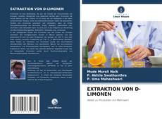 Buchcover von EXTRAKTION VON D-LIMONEN