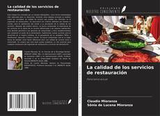 Portada del libro de La calidad de los servicios de restauración