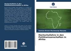 Portada del libro de Hochschullehre in den Politikwissenschaften in Afrika