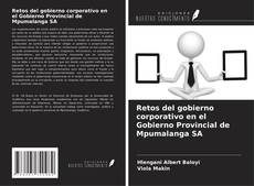 Retos del gobierno corporativo en el Gobierno Provincial de Mpumalanga SA kitap kapağı