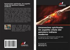 Portada del libro de Umanesimo spirituale: Un aspetto vitale del pensiero indiano moderno