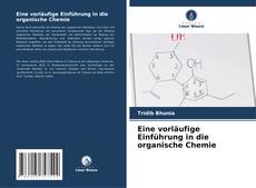 Eine vorläufige Einführung in die organische Chemie kitap kapağı