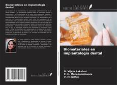 Portada del libro de Biomateriales en implantología dental