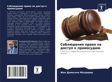 Buchcover von Соблюдение права на доступ к правосудию