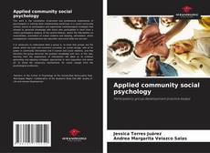 Couverture de Applied community social psychology